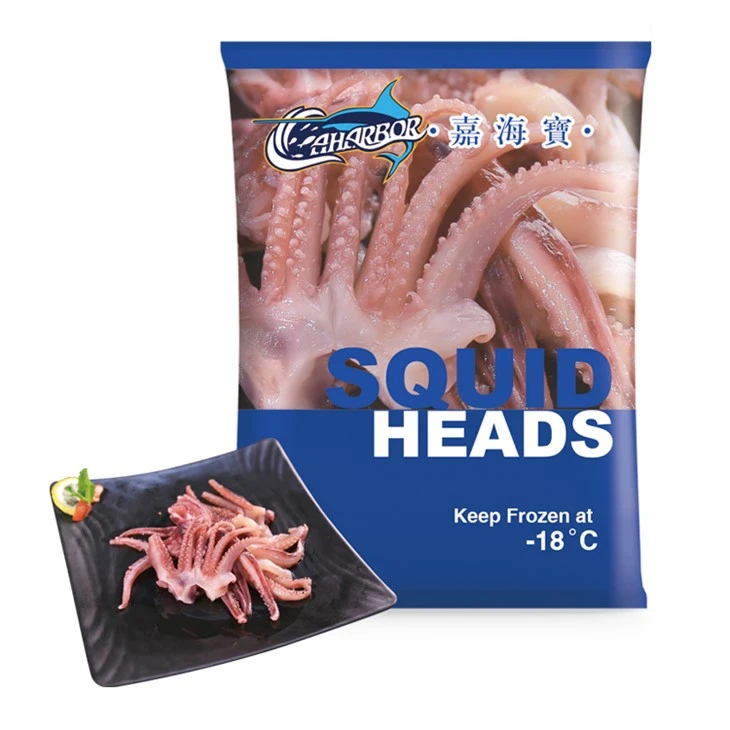 Fagyasztott calamari fej csáp